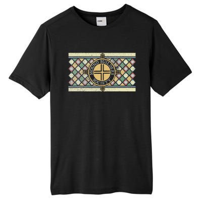 Colorful Mound Builders Society Logo Design Native American Tall Fusion ChromaSoft Performance T-Shirt