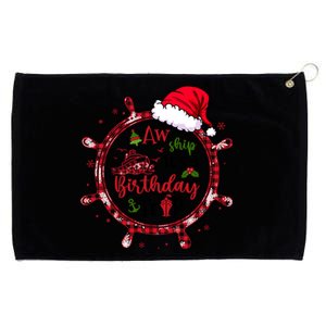 Christmas My Birthday Cruise Ship Party And Gift Grommeted Golf Towel