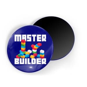 Cool Master Builder Funny Building Blocks Gift Magnet