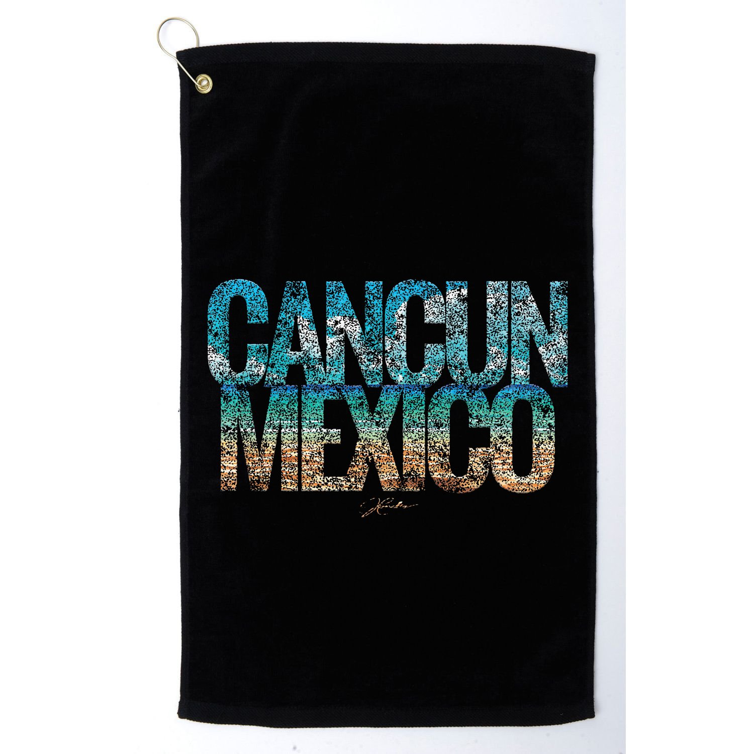 Cancun Mexico Beach Golf Towel
