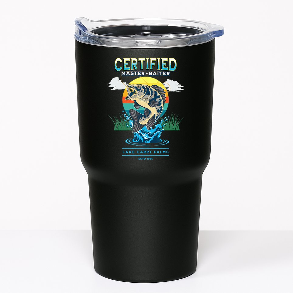 Certified Master Baiter Funny Fishing Tumbler