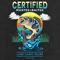 Certified Master Baiter Funny Fishing Hat