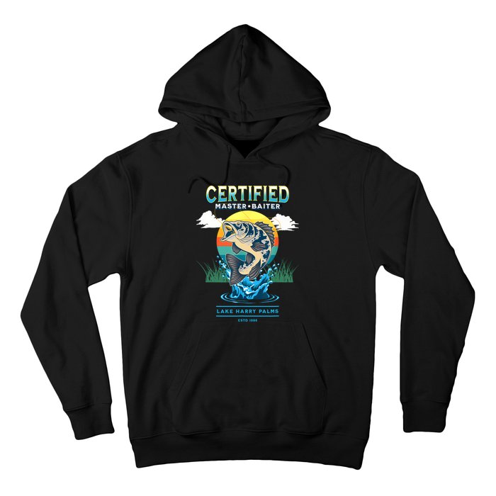 Certified Master Baiter Funny Fishing Hoodie