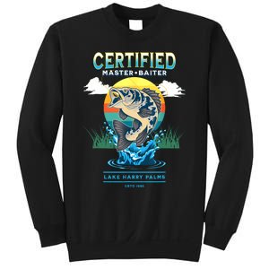 Certified Master Baiter Funny Fishing Sweatshirt