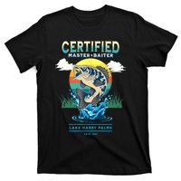 Certified Master Baiter Funny Fishing T-Shirt