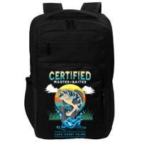 Certified Master Baiter Funny Fishing Impact Tech Backpack