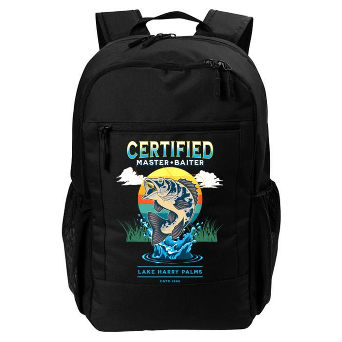 Certified Master Baiter Funny Fishing Daily Commute Backpack