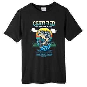 Certified Master Baiter Funny Fishing Tall Fusion ChromaSoft Performance T-Shirt