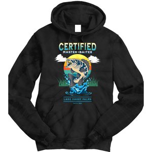 Certified Master Baiter Funny Fishing Tie Dye Hoodie