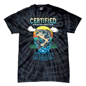 Certified Master Baiter Funny Fishing Tie-Dye T-Shirt