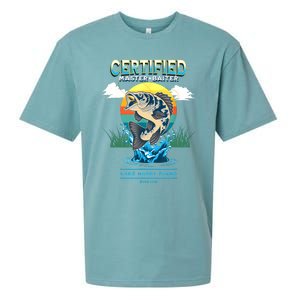 Certified Master Baiter Funny Fishing Sueded Cloud Jersey T-Shirt