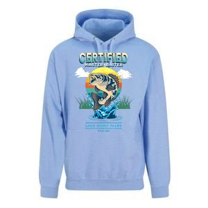 Certified Master Baiter Funny Fishing Unisex Surf Hoodie