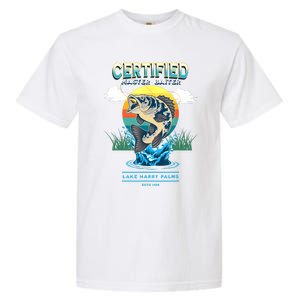 Certified Master Baiter Funny Fishing Garment-Dyed Heavyweight T-Shirt