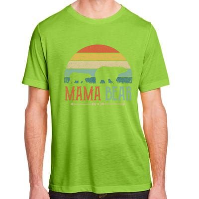 Cute Mama Bear Gift Vintage MotherS Day Retro Mom Cool Gift Adult ChromaSoft Performance T-Shirt