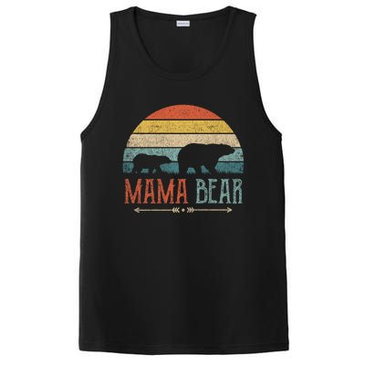 Cute Mama Bear Gift Vintage MotherS Day Retro Mom Cool Gift PosiCharge Competitor Tank