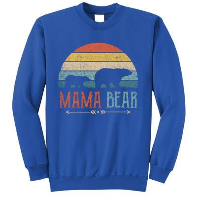 Cute Mama Bear Gift Vintage MotherS Day Retro Mom Cool Gift Sweatshirt