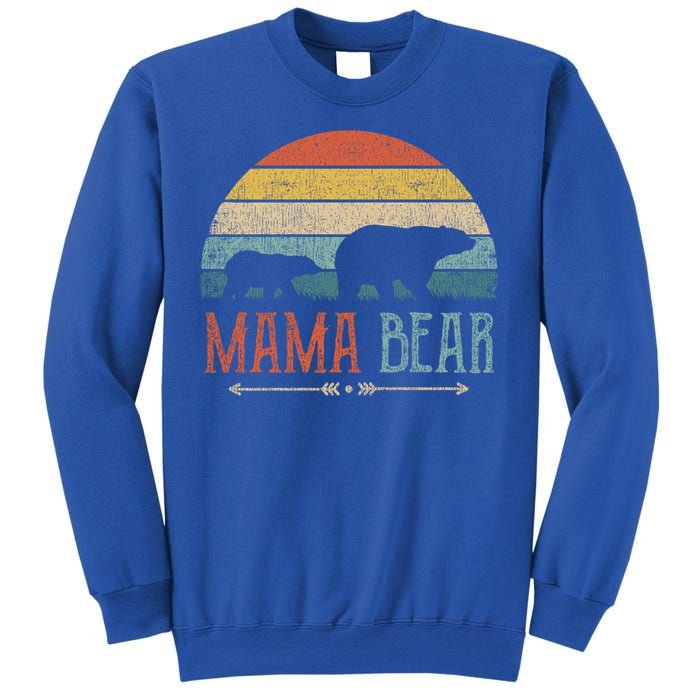 Cute Mama Bear Gift Vintage MotherS Day Retro Mom Cool Gift Sweatshirt