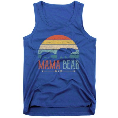 Cute Mama Bear Gift Vintage MotherS Day Retro Mom Cool Gift Tank Top