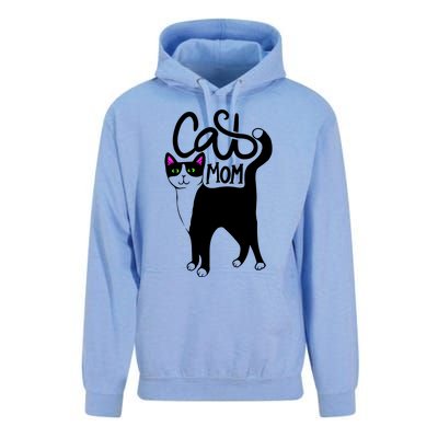 Cat Mom Black Cat Cute Unisex Surf Hoodie