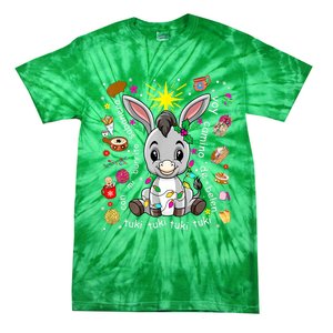 Christmas Mi Burrito Sabanero Mexican Cute Donkey Spanish Xmas Gift Tie-Dye T-Shirt