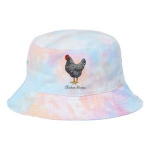 Chicken Mama Black Barred Plymouth Rock Hen Mom Bird Lovers Tie Dye Newport Bucket Hat