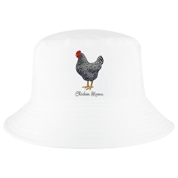 Chicken Mama Black Barred Plymouth Rock Hen Mom Bird Lovers Cool Comfort Performance Bucket Hat