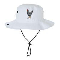 Chicken Mama Black Barred Plymouth Rock Hen Mom Bird Lovers Legacy Cool Fit Booney Bucket Hat