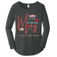 Celebrating May Birthdays May Is My Birthday Yes The Whole Women's Perfect Tri Tunic Long Sleeve Shirt