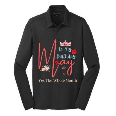 Celebrating May Birthdays May Is My Birthday Yes The Whole Silk Touch Performance Long Sleeve Polo