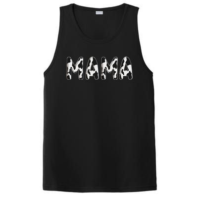 Cow Mama Birthday Family Matching Mothers Day Bboy Farm PosiCharge Competitor Tank