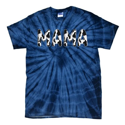 Cow Mama Birthday Family Matching Mothers Day Bboy Farm Tie-Dye T-Shirt