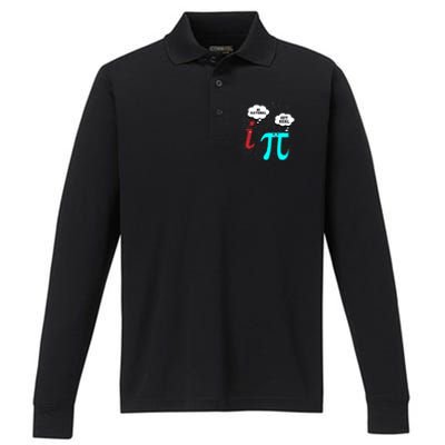 Cute Math Be Rational Get Real Funny Mathematics Pun Gift Performance Long Sleeve Polo