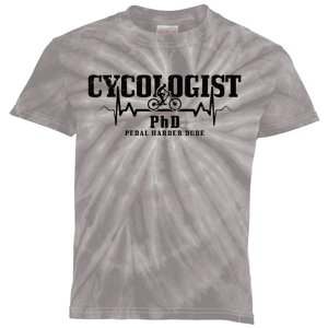 Cycologist Mountain Bike MTB Downhill Cycling Funny Gift Kids Tie-Dye T-Shirt