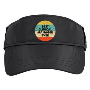 Clinical Manager Best Clinical Manager Ever Adult Drive Performance Visor