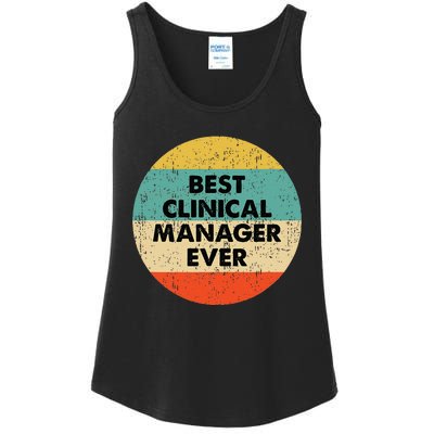 Clinical Manager Best Clinical Manager Ever Ladies Essential Tank