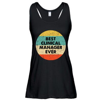 Clinical Manager Best Clinical Manager Ever Ladies Essential Flowy Tank