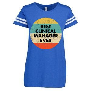 Clinical Manager Best Clinical Manager Ever Enza Ladies Jersey Football T-Shirt