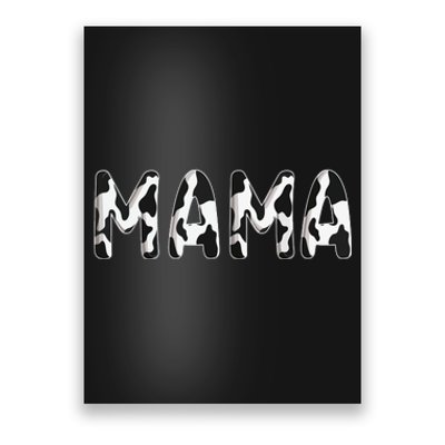 Cow Mama Birthday Family Matching Mothers Farm Poster