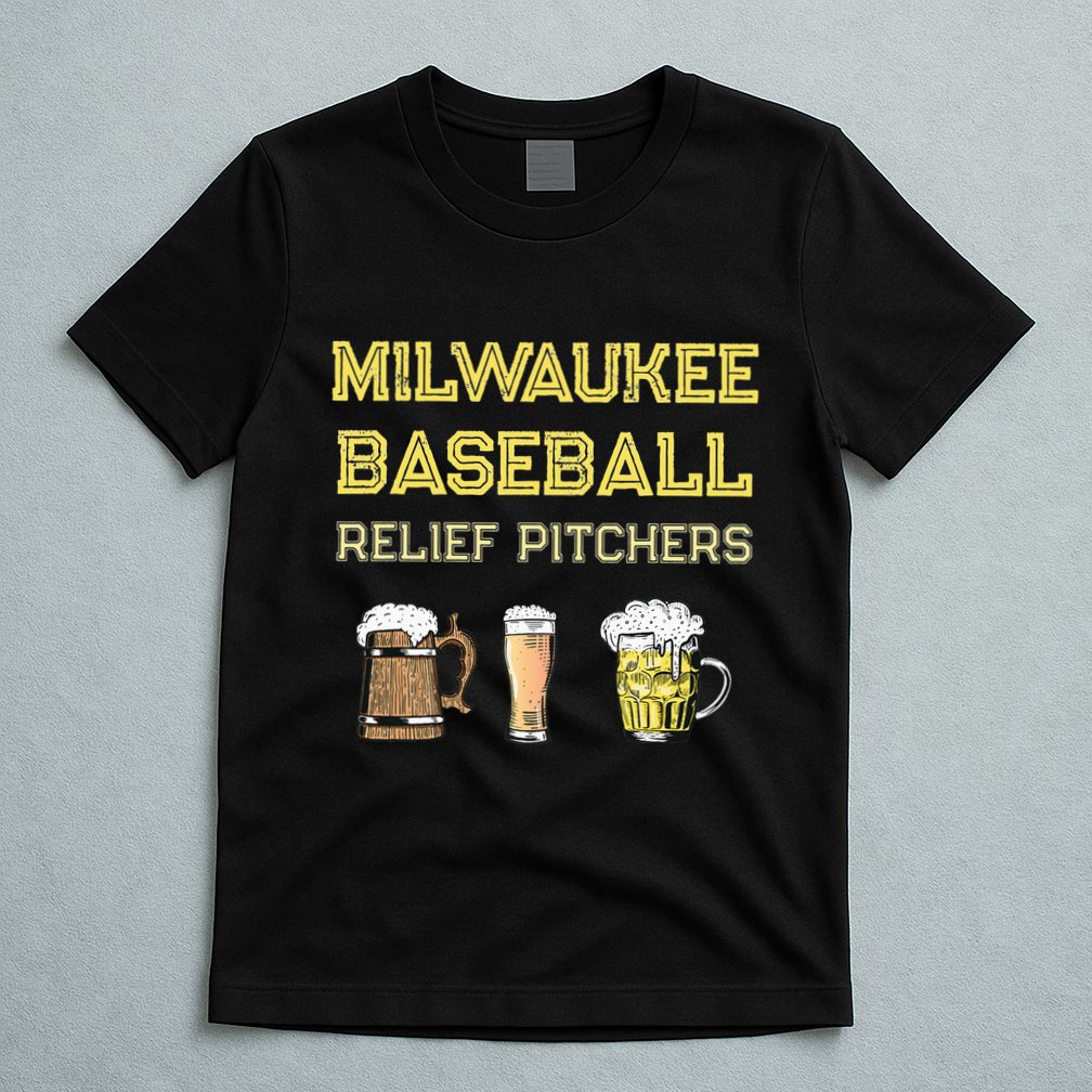 Classic Milwaukee Baseball & Beer Fan Retro Wisconsin T-Shirt