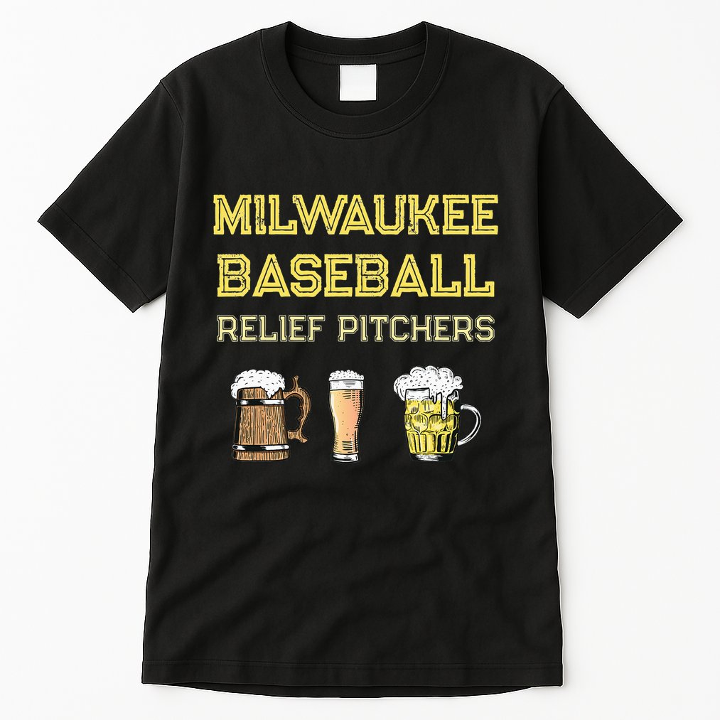 Classic Milwaukee Baseball & Beer Fan Retro Wisconsin Tall T-Shirt