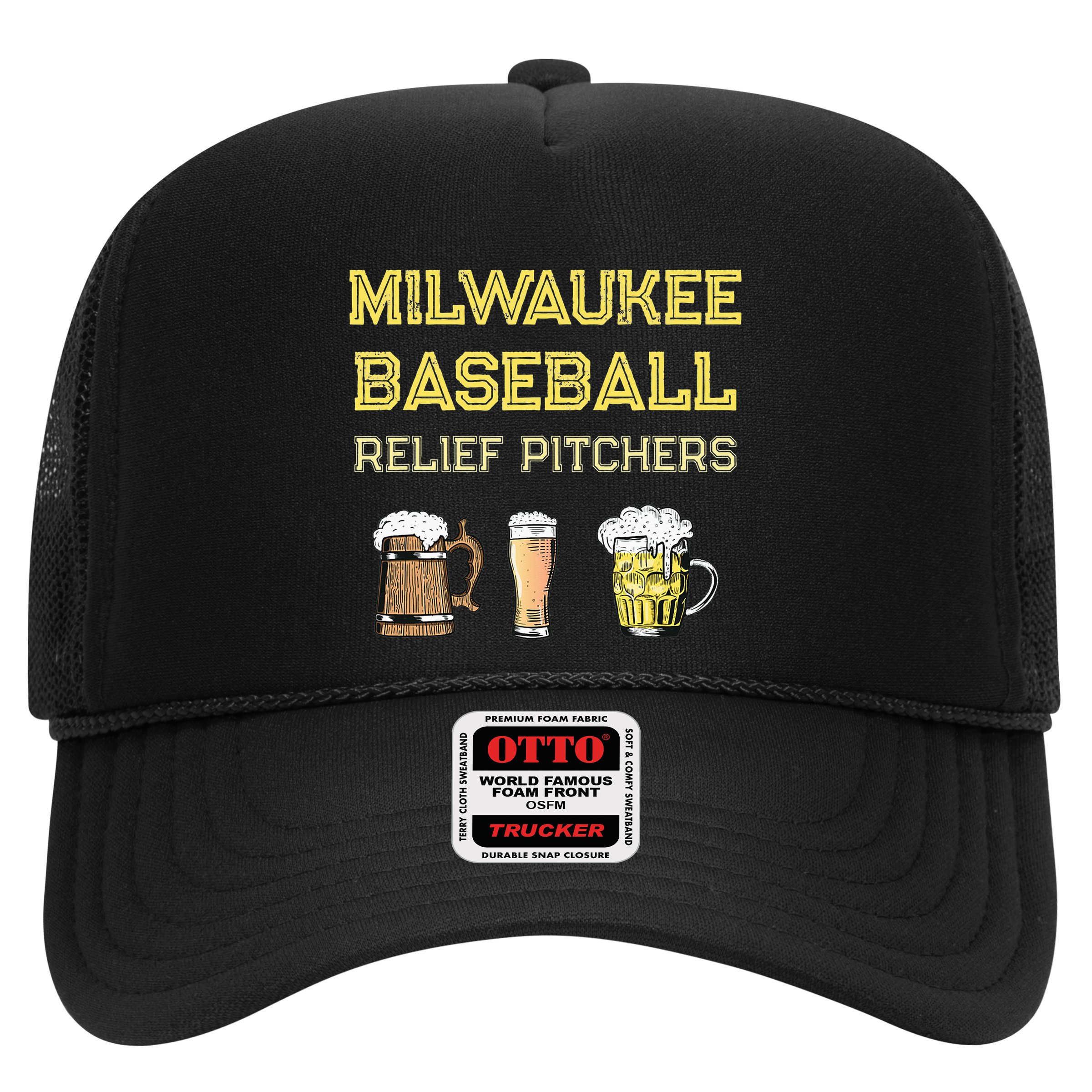 Classic Milwaukee Baseball & Beer Fan Retro Wisconsin Hat