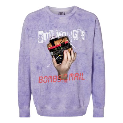 City M.O.R.G.U.E Bombs In The Mail Colorblast Crewneck Sweatshirt