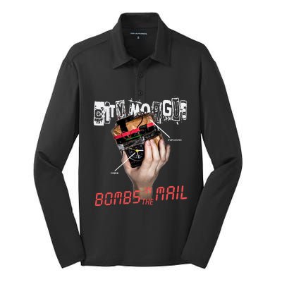 City M.O.R.G.U.E Bombs In The Mail Silk Touch Performance Long Sleeve Polo