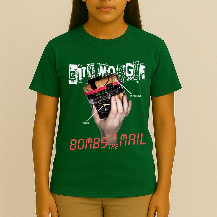 City M.O.R.G.U.E Bombs In The Mail T-Shirt