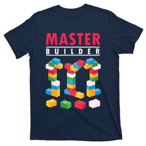 Cool Master Builder Building Blocks Bricks Toy T-Shirt