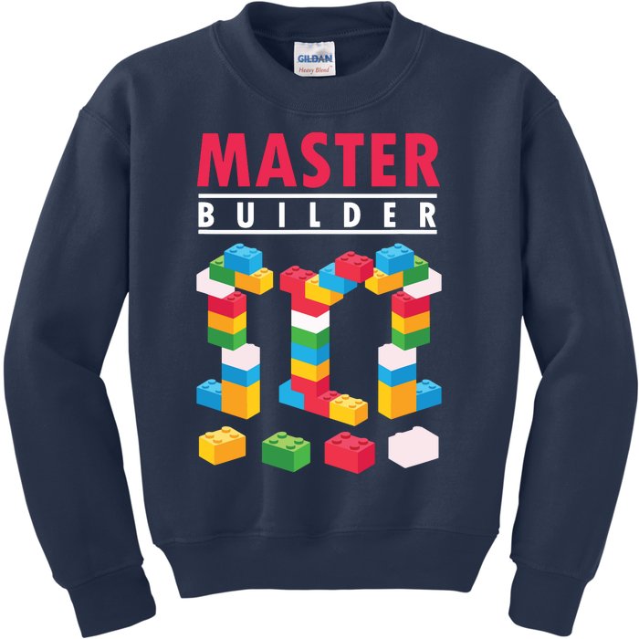 Cool Master Builder Building Blocks Bricks Toy Kids Sweatshirt