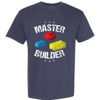 Cool Master Builder Funny Building Blocks Gift Women Garment-Dyed Heavyweight T-Shirt