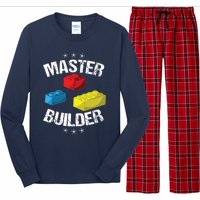 Cool Master Builder Funny Building Blocks Gift Women Long Sleeve Pajama Set