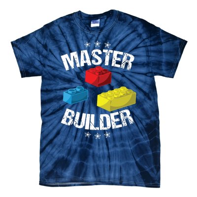 Cool Master Builder Funny Building Blocks Gift Women Tie-Dye T-Shirt