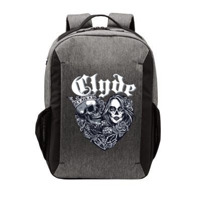 Couple Matching Bonnie & Clyde Chicano Style Heart Tattoo Outfit For Couples Vector Backpack